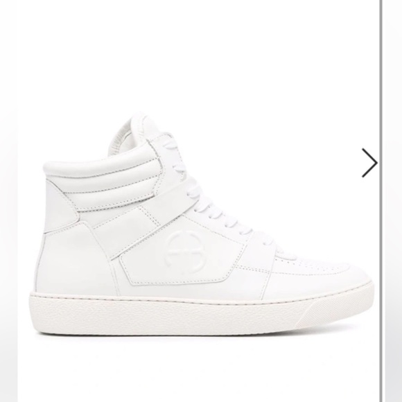 Anine Bing White High Top Sneakers SZ 36 NWT - Picture 1 of 8